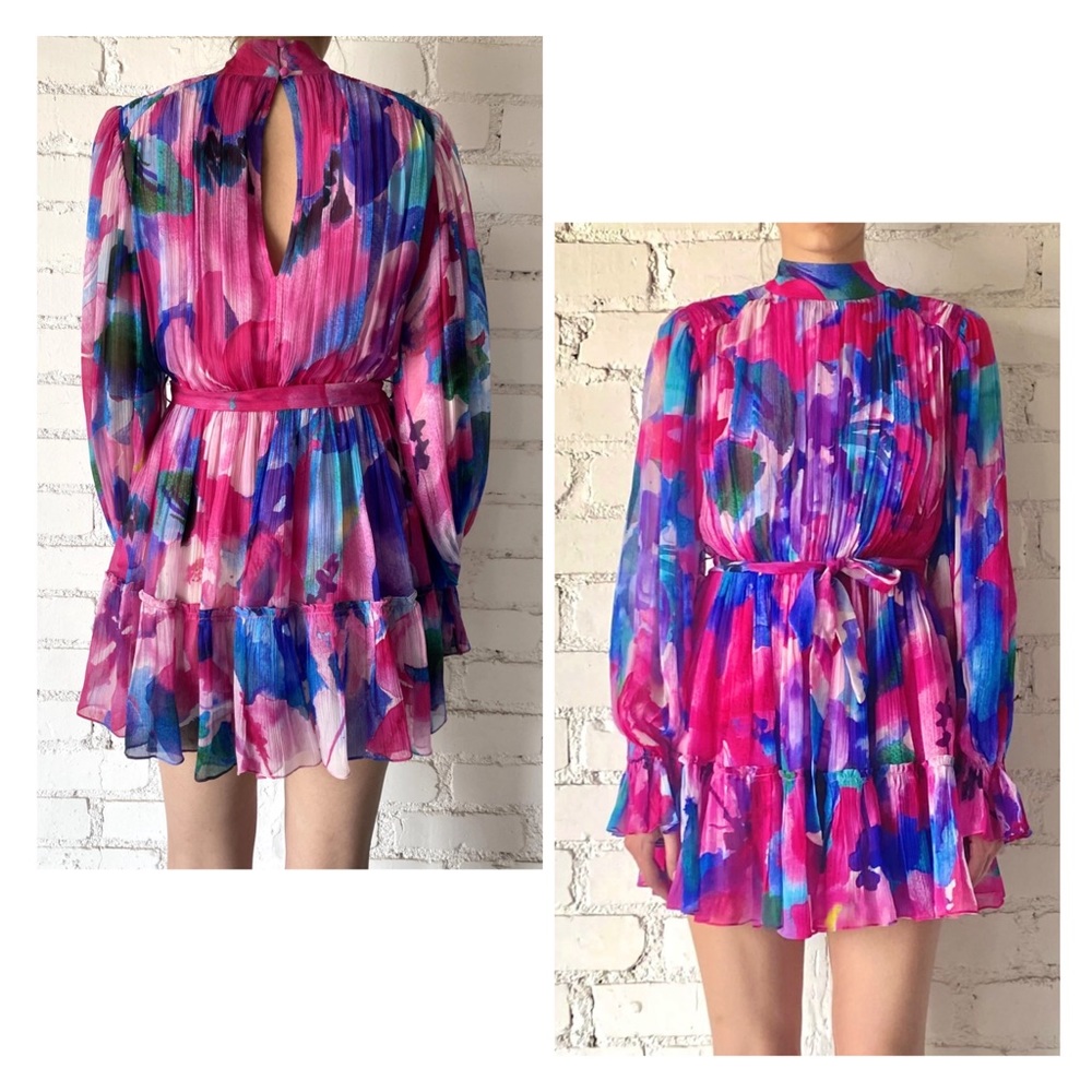 Hemant & Nandita Vesa Mini Dress Multi Color Mini Dress